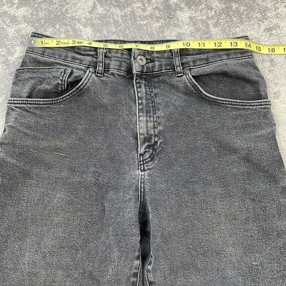 The Ragged Priest High Rise Straight Leg Jeans Antique Faded Black Sz 30 - Picture 8 of 14